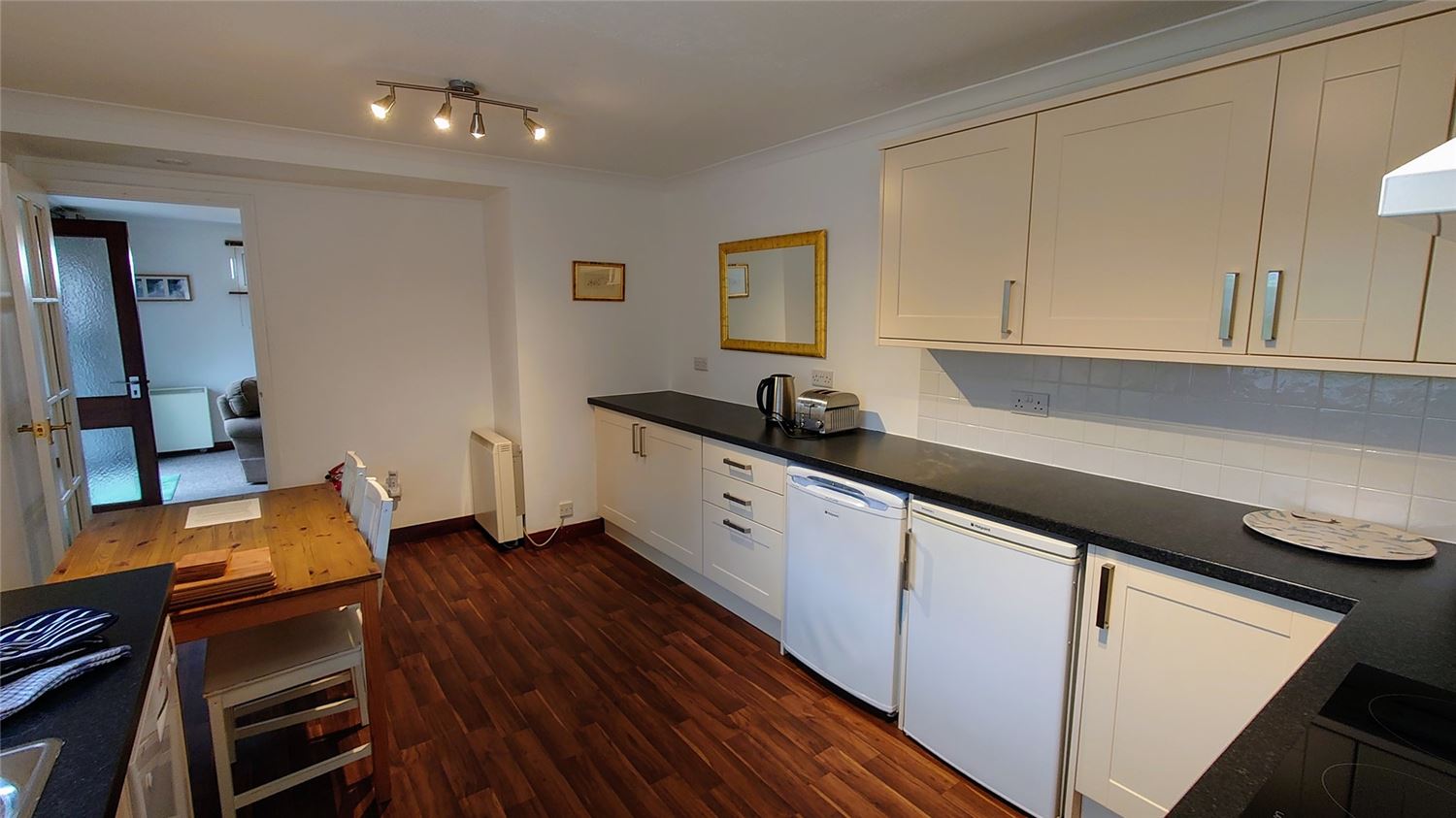 Lebanon Cottage kitchen showing work surfaces and storage