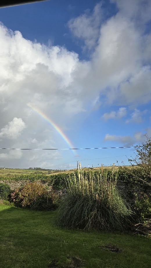 Sunshine, Showers, and a Rainbow at Lebanon Cottage
